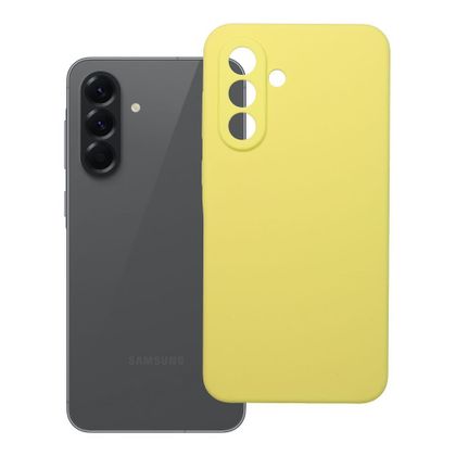 Etui na Samsung A56 5G Silicone 2mm (camera protection) zółte