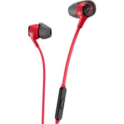 Słuchawki przewodowe douszne Jack 3,5 mm HyperX Cloud Earbuds 2 1,2 m czerwone