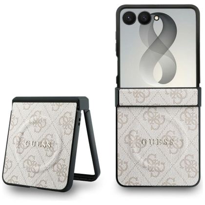 GUESS futerał do SAMSUNG GALAXY Z FLIP 8 kompatybilny z MagSafe (4G Classic) różowy