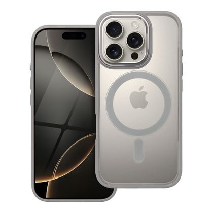 Etui na iPhone 16 PRO Color Edge Mag Cover zgodne z MagSafe tytanowe szare