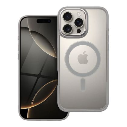 Etui na iPhone 16 PRO MAX Color Edge Mag Cover zgodne z MagSafe tytanowe szare