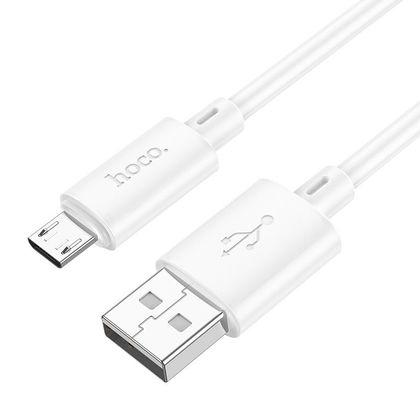Kabel USB A do Micro USB Hoco 2,4A 1 m X88 biały