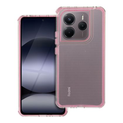 Etui na Xiaomi Redmi Note 14 5G Matrix Clear pudrowy róż