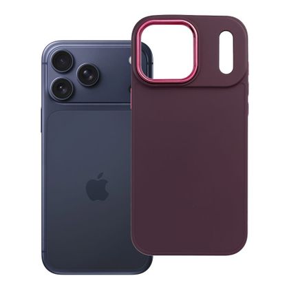 Etui na iPhone 17 Pro Max / 18 Pro Max (low camera edge) Frame fioletowe