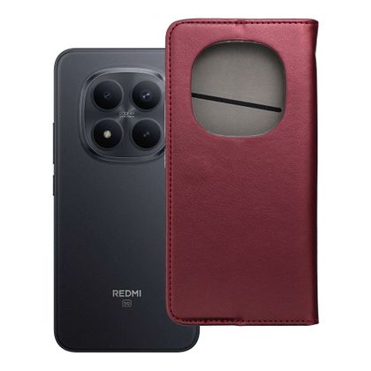 Etui z klapką na Xiaomi Redmi NOTE 15 PRO PLUS 5G Smart Magneto burgundowe