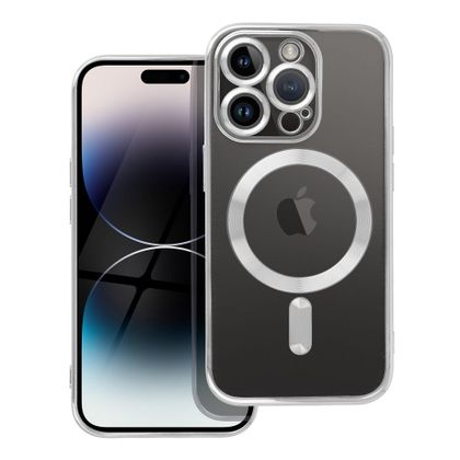 Etui na iPhone 14 PRO Electro Mag Cover zgodne z MagSafe srebrne