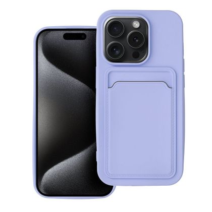 Etui na iPhone 15 PRO Card Case fioletowe
