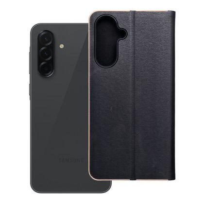 Etui z klapką na Samsung A36 5G Luna Book Gold czarne