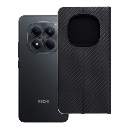 Etui z klapką na Xiaomi Redmi NOTE 15 PRO 5G Luna Book Carbon czarne