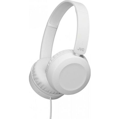 Słuchawki przewodowe nagłowne jack 3,5mm z mikrofonem JVC HA-S31M-W-E białe
