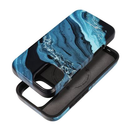 Etui na iPhone 16 PLUS Forcell F-Protect Mirage zgodne z MagSafe Military Drop-Test deep sea