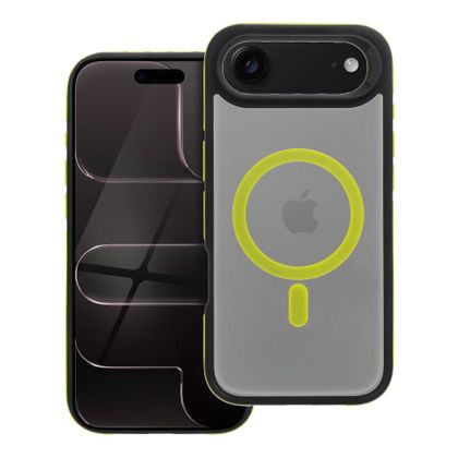 Etui na iPhone 17 AIR Neo zgodne z MagSafe żółte