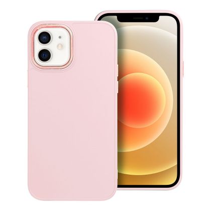 Etui na iPhone 12 / 12 PRO Frame pudrowy róż