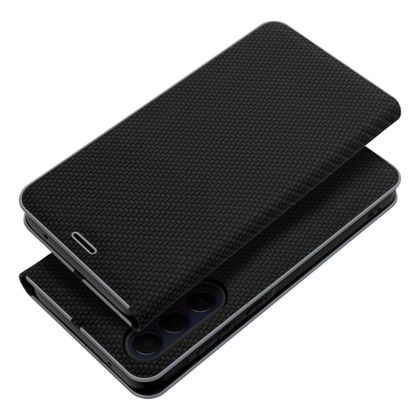 Etui z klapką na Xiaomi Redmi NOTE 13 4G Luna Book Carbon czarne