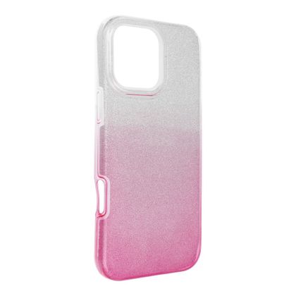 Etui na iPhone 16 PRO MAX Shining transparentne różowe