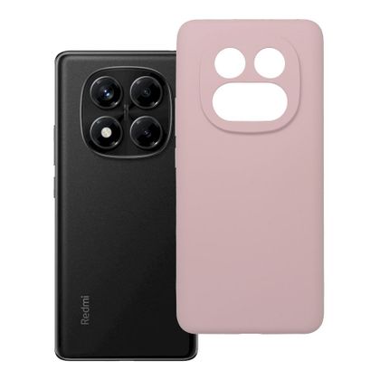 Etui na Xiaomi Redmi Note 14 PRO 4G Silicone 2mm (camera protection) pudrowy róż