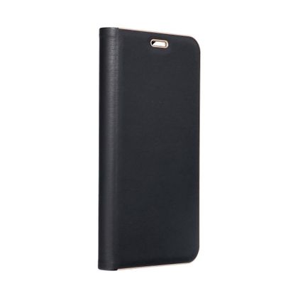Etui z klapką na Samsung A51 Luna Book Gold czarne