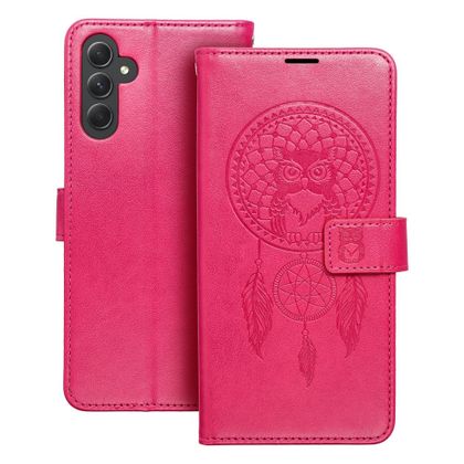 Etui z klapką na Samsung A34 5G Mezzo Book łapacz snów magenta