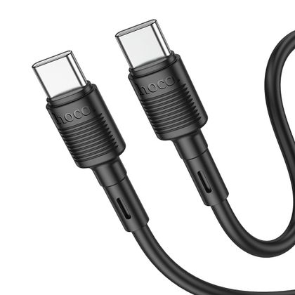 Kabel USB C do USB C Hoco PD 3A 60W 1 m X83 czarny
