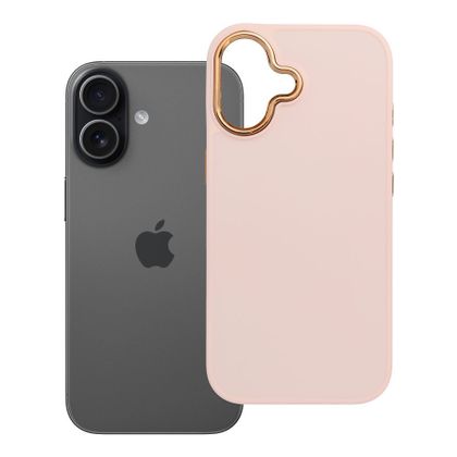 Etui na iPhone 17 Frame pudrowy róż