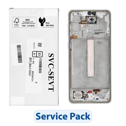 ServicePack Wyświetlacz LCD SAMSUNG A33 5G A336B GH82-28143B White