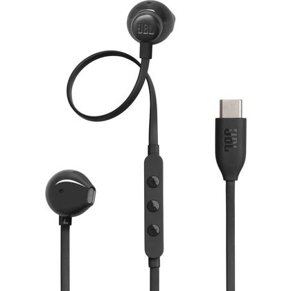 Słuchawki przewodowe douszne USB C JBL 305C czarne