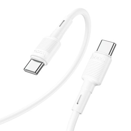 Kabel USB C do USB C Hoco PD 3A 60W 1 m X83 biały