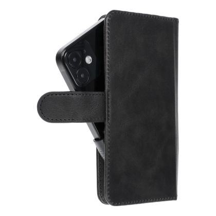 Etui z klapką na iPhone 12 / 13 / Samsung S6 / A5 2016 / Xcover 4 / S22 / Huawei P8 2017 Common Book rozmiar S czarne