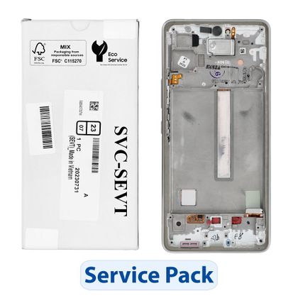 ServicePack Wyświetlacz LCD SAMSUNG A53 5G A536B GH82-28024B White