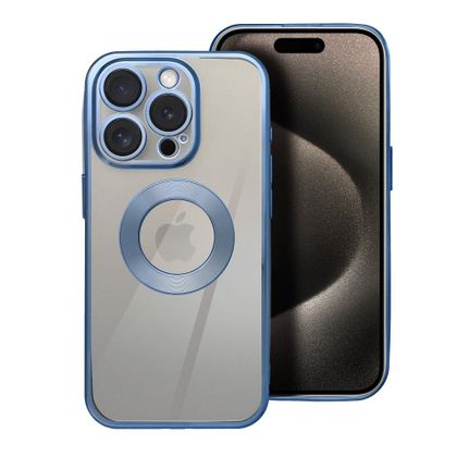 Etui na iPhone 17 Pro Max / 18 Pro Max (low camera edge) Glam niebieskie