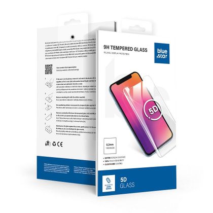 Szkło hartowane 5D do Xiaomi 15 ULTRA Blue Star czarne