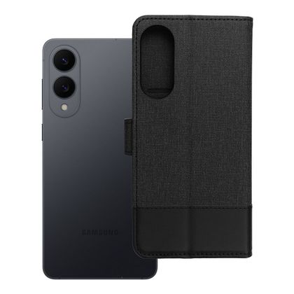 Etui z klapką na Samsung S25 EDGE Gomma Book czarne