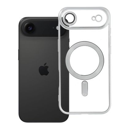 Etui na iPhone 17 AIR Electro Mag Cover zgodne z MagSafe srebrne