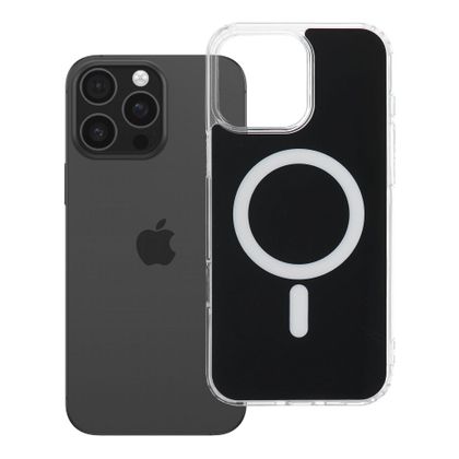 Etui na iPhone 16 PRO MAX Clear Fusion Mag Cover zgodne z MagSafe czarne