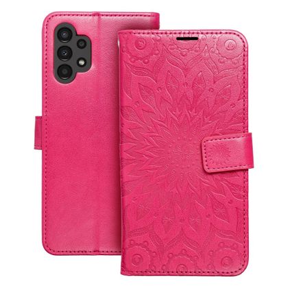 Etui z klapką na Samsung A13 4G Mezzo Book mandala magenta