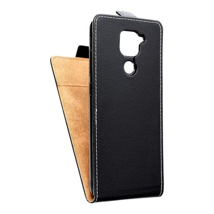 Etui z klapką pionowe na Xiaomi Redmi NOTE 9 Slim Flexi Fresh czarne