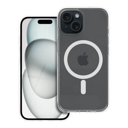 Etui na iPhone 15 Forcell F-Protect Clear Hybrid Premium zgodne z MagSafe transparentnene 0INT