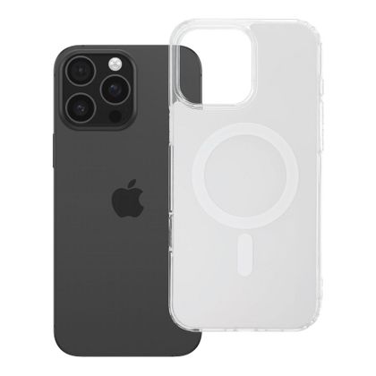 Etui na iPhone 16 PRO MAX Clear Fusion Mag Cover zgodne z MagSafe białe