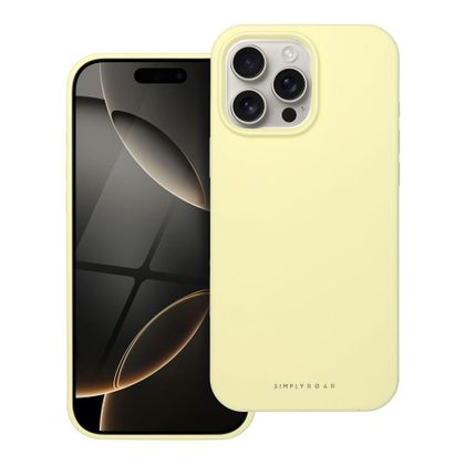 ROAR futerał CLOUD SKIN do IPHONE 16 Pro Max Jasnożółty