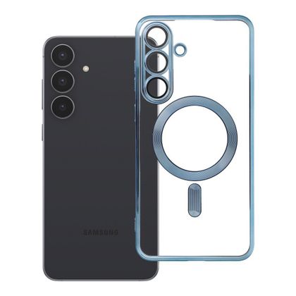 Etui na Samsung S25 FE Electro Mag Cover zgodne z MagSafe niebieskie