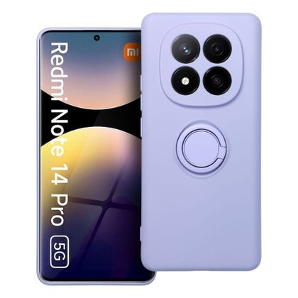 Etui na Xiaomi Redmi Note 14 PRO 5G Silicone Ring fioletowe