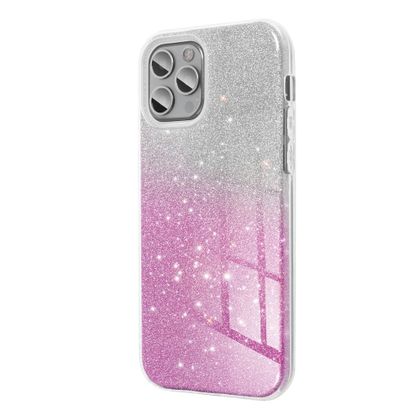 Etui na Samsung S25 FE Shining transparentne różowe