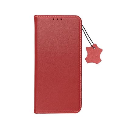 Etui z klapką na Samsung S22 ULTRA Smart Pro Book skórzane bordowe