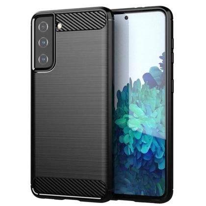 Etui na Samsung S21 FE Carbon czarne