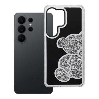 Etui na Samsung S26 ULTRA Teddy Bear srebrne