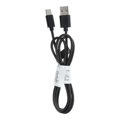 Kabel USB A do Typ C 2.0 C366 (długa koncówka 8mm) 1 m czarny