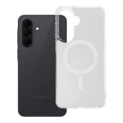 Etui na Samsung A37 Clear Fusion Mag Cover zgodne z MagSafe białe