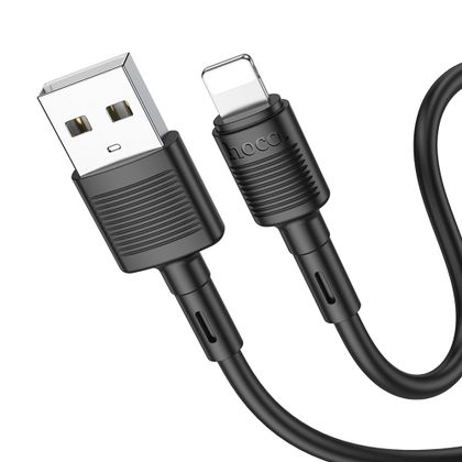 Kabel USB A do Lightning Hoco 2,4A 1 m X83 czarny