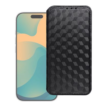 Etui z klapką na iPhone 17 PRO / 18 PRO Cubic Book czarne