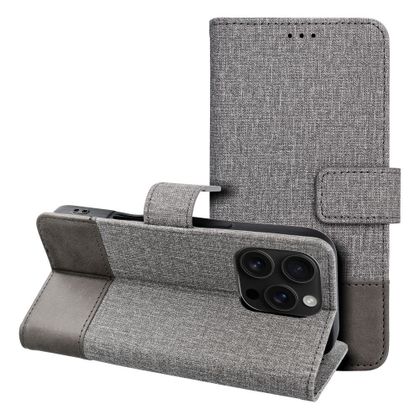 Etui z klapką na Samsung A17 / A18 Gomma Book szare